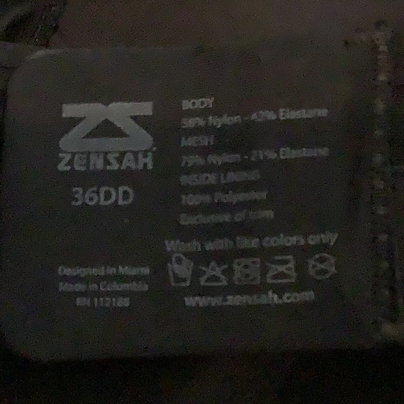 Black Sports Bra - Picture 2 of 5